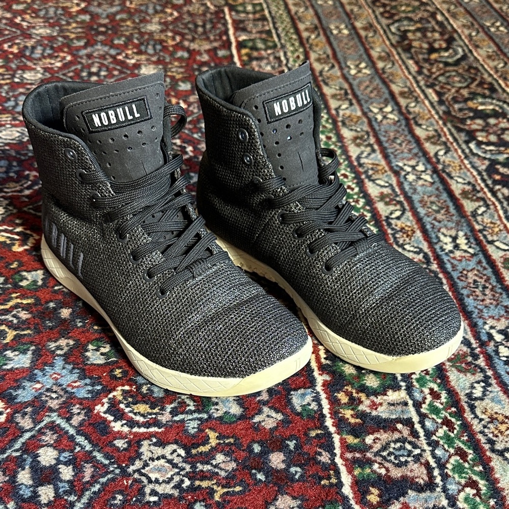NOBULL High Top Canvas Trainer Shoes - Picture 1 of 8